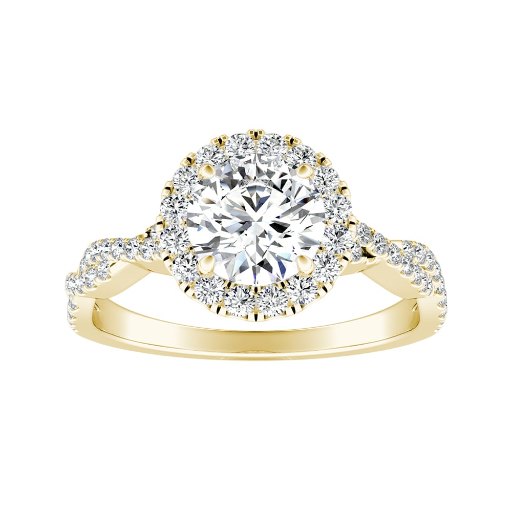 ALICE Halo Lab Grown Diamond Engagement Ring