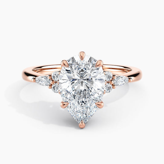 ABBY Nature Inspired Danity Lab Grown Diamond Engagement Ring